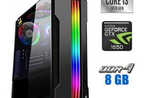 Новый ПК Tower/ i3-10100F/ 8GB RAM/ 240GB SSD/ GeForce GTX 1650 4GB