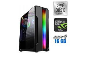 Новый игровой ПК Tower / Intel Core i3-10100F (4 (8) ядра по 3.6 - 4.3 GHz) / 16 GB DDR4 / 240 GB SSD / nVidia GeForc...