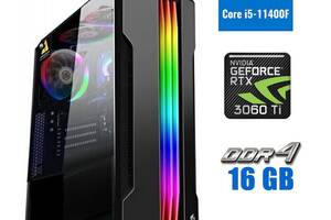 Новый ПК Tower/ i5-11400F/ 16GB RAM/ 500GB SSD/ GeForce RTX 3060 Ti 8GB