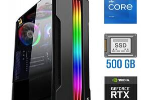 Новый игровой ПК Tower / Intel Core i5-11400F (6 (12) ядер по 2.6 - 4.4 GHz) / 16 GB DDR4 / 500 GB SSD / nVidia GeFor...