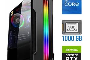 Новый игровой ПК Tower / Intel Core i5-11400F (6 (12) ядер по 2.6 - 4.4 GHz) / 32 GB DDR4 / 1000 GB SSD / nVidia GeFo...