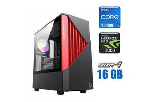 Новый игровой ПК Tower / Intel Core i5-12400F (6 (12) ядра по 2.5 - 4.4 GHz) / 16 GB DDR4 / 512 GB SSD / nVidia GeFor...