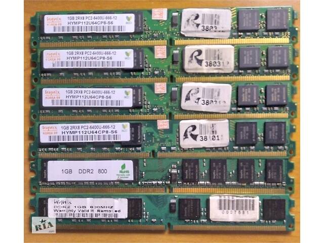 Низкопрофильные PC2-6400 планки памяти DDR2-800 DIMM 1GB для ПК