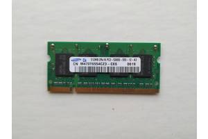 Оперативная память& # 039; Пять для ноутбука Samsung SoDimm DDR2 512mB PC5300