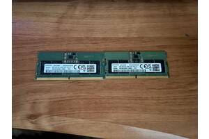 Оперативна пам'ять Samsung 8 GB SO-DIMM DDR5 5600 MHz. 1х8.