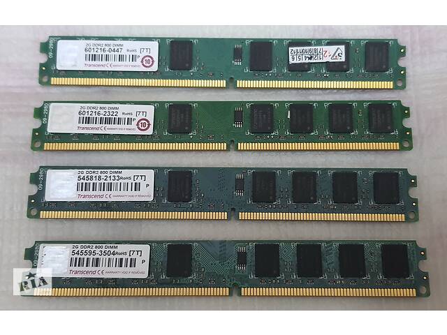 Оперативная память 2GB TRANSCEND DDR2 800 DIMM