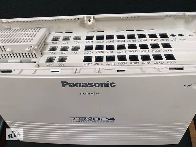 Panasonic KX-TEM824UA, аналоговая атс, конфигурация: 8 внешних/24 внутренних линий