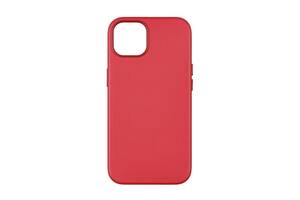 Панель-накладка чехол MagSafe Leather Case Apple iPhone 13 Crimson