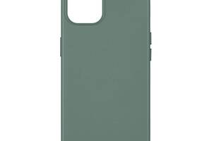 Панель-накладка чехол MagSafe Leather Case Apple iPhone 13 Pro Pine Needle Green