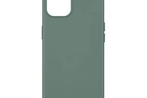Панель-накладка чехол MagSafe Leather Case Apple iPhone 13 Pro Max Pine Needle Green