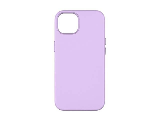 Панель-накладка чехол MagSafe Leather Case Apple iPhone 13 Pro Max Elegant Purple