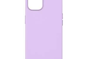 Панель-накладка чехол MagSafe Leather Case Apple iPhone 14 Pro Max Elegant Purple