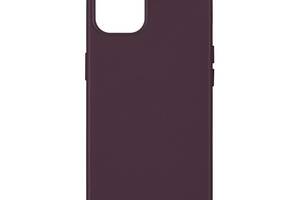 Панель-накладка чехол MagSafe Leather Case Apple iPhone 14 Ink