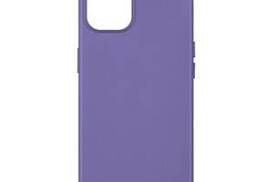Панель-накладка чехол MagSafe Leather Case Apple iPhone 14 Pro Wisteria