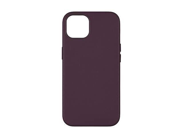 Панель-накладка чехол MagSafe Leather Case Apple iPhone 15 Pro Ink