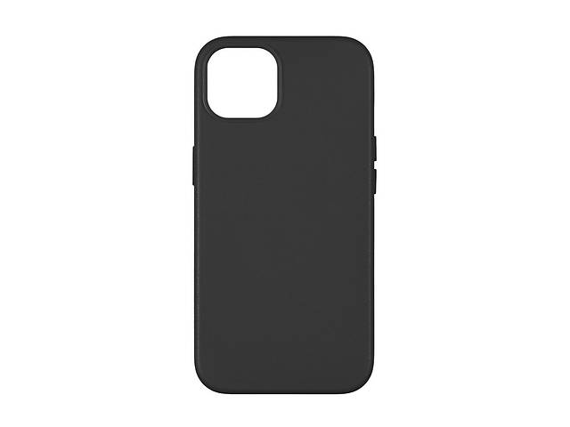 Панель-накладка чехол MagSafe Leather Case Apple iPhone 15 Plus Black