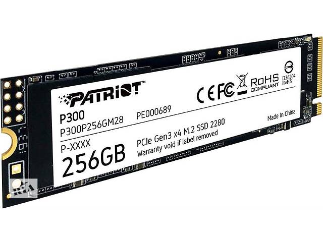 Patriot Накопитель SSD M.2 256GB PCIe 3.0 P300