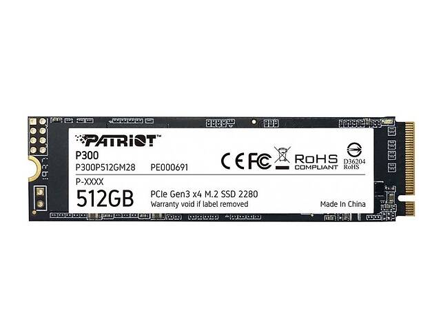 Patriot Накопитель SSD M.2 512GB PCIe 3.0 P300