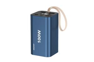 Павербанк для швидкого заряджання ноутбука та планшета Xinzhen Super Quick Charge G20 20000 mah 100W синій