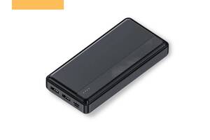 Павербанк внешний аккумулятор XPRO YB134 20000mAh с индикацией зарядки черный (24410-DCA0048)