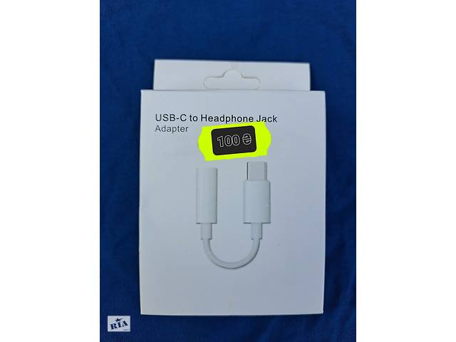 Перехідник USB Type-C to аудіо AUX 3.5 mm.