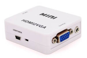 Переходник HDMI VGA конвертер (коробка)