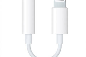 Переходник Lightning Apple – 3.5mm (A1749)- белый