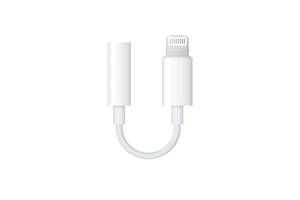 Переходник Lightning to AUX 3.5 mm Apple Adapter MMX62 White (light35)