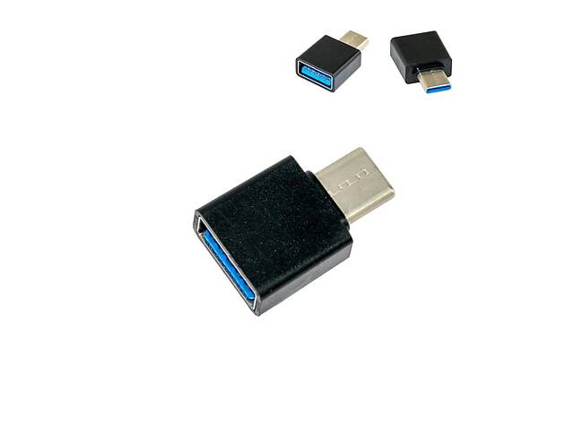 Переходник с usb на type c Черный, адаптер type c usb | перехідник з тайп си на юсб (ST)