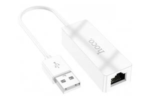 Переходник USB на RJ45 HOCO Acquire UA22 USB на Ethernet White