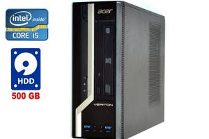 ПК Acer Veriton X2631G SFF / Intel Core i5-4570 (4 ядра по 3.2 - 3.6 GHz) / 8 GB DDR3 / 500 GB HDD / Intel HD Graphic...