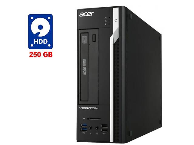 ПК Acer Veriton X2632G SFF/ Celeron G1840/ 4GB RAM/ 250GB HDD/ HD 4400
