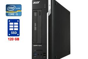 ПК Acer Veriton X2632G SFF / Intel Core i5-4570 (4 ядра по 3.2 - 3.6 GHz) / 8 GB DDR3 / 120 GB SSD / Intel HD Graphic...