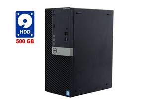 ПК Dell OptiPlex 5040 Tower / Intel Core i3-6100 (2 (4) ядра по 3.7 GHz) / 8 GB DDR3 / 500 GB HDD / Intel HD Graphics...