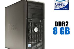 ПК Dell Optiplex 760 Tower/ 2 Quad Q8300/ 8GB RAM/ 250GB HDD/ GMA 3100