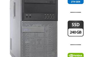 ПК Dell OptiPlex 790 Tower/ i7-2600/ 8GB RAM/ 240GB SSD/ GeForce GT 730 2GB