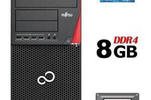 Компьютер Fujitsu Esprimo P756 E90+ Tower / Intel Core i3-6100 (2 (4) ядра по 3.7 GHz) / 8 GB DDR4 / 120 GB SSD / Int...