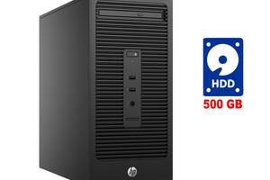 ПК HP 280 G2 Tower / Intel Core i3-6100 (2 (4) ядра по 3.7 GHz) / 4 GB DDR4 / 500 GB HDD / Intel HD Graphics 530 / DV...