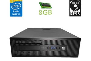 ПК HP ProDesk 600 G1 SFF/i3-4130/8GB RAM/500GB HDD/HD 4400