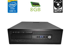 ПК HP ProDesk 600 G1 SFF/i5-4570/8GB RAM/500GB HDD/HD 4600