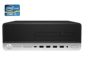 ПК HP ProDesk 600 G3 SFF / Intel Core i5-7400 (4 ядра по 3.0 - 3.5 GHz) / 8 GB DDR4 / 120 GB SSD / Intel HD Graphics 630