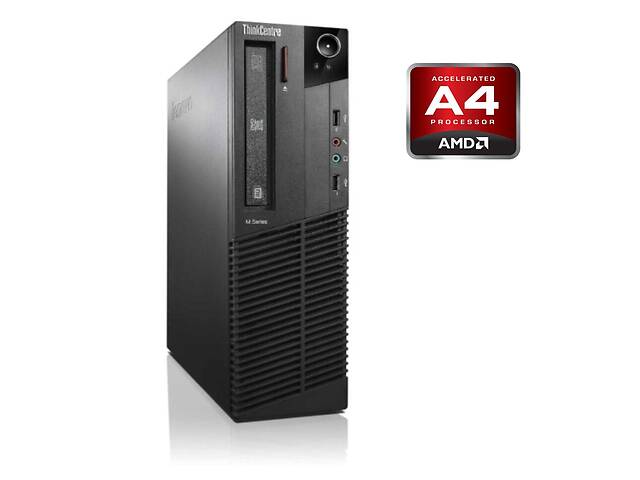 ПК Lenovo ThinkCentre M78 SFF / AMD A4-5300B (2 ядра по 3.4 - 3.6 GHz) / 8 GB DDR3 / 120 GB SSD NEW / AMD Radeon HD 7...