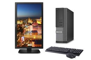 ПК+Монитор Dell OptiPlex 7020 SFF/ i3-4130/ 4GB RAM/ 240GB SSD/ HD 4400 + LG 24MB37PM/ 24' (1920x1080) IPS/ DVI, VGA...