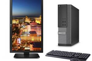 ПК+Монітор Dell OptiPlex 7020 SFF/i5-4570/8GB RAM/240GB SSD/HD 4600 + LG 24MB37PM/24' (1920x1080) IPS/DVI, VGA...