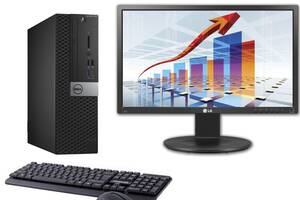 ПК+Монітор Dell OptiPlex 7050 SFF/i5-6400/8GB RAM/240GB SSD/HD 530 + LG 22MB35PU-B/22' (1920x1080) TN/DVI, VGA...