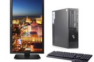 ПК+Монітор Fujitsu Esprimo E500 E85+ SFF/i3-2120/4GB RAM/500GB HDD/HD 2000 + LG 24MB37PM/24' (1920x1080) IPS/DV...