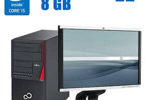 ПК+Монітор Fujitsu Esprimo P756 E90+ Tower/i5-6500/8GB RAM/240GB SSD/HD 530+ HP Compaq LA2205wg/22' (1680x1050) TN