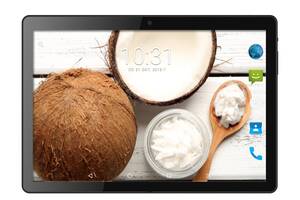 Планшет – телефон Hoozo X1001 Full HD 32Gb LTE Jet Black + Чохол-книжка + Карта пам'яті 64GB