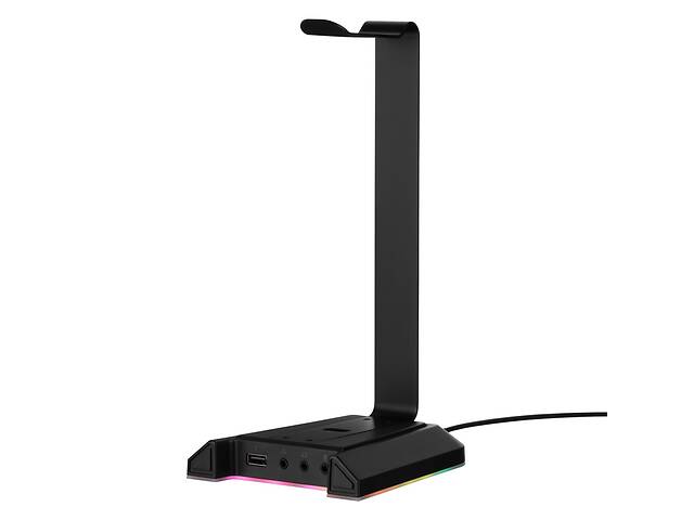 Подставка для наушников EKSA W1 7.1 Virtual Surround Sound RGB Headset Stand Черная