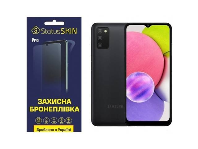 Полиуретановая пленка StatusSKIN Pro для Samsung M02/M02s/M12/A02/A02s/A03/A03s/A03 Core/A04/A04e/A04s/A12 Глянцевая...